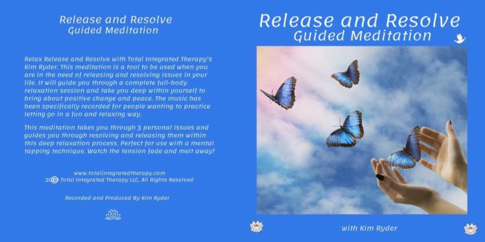 Release and Resolve Guided Meditation Full cover - By Kim Ryder